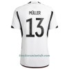 Camiseta de fútbol Alemania Muller 13 Primera Equipación Mundial 2022 - Hombre